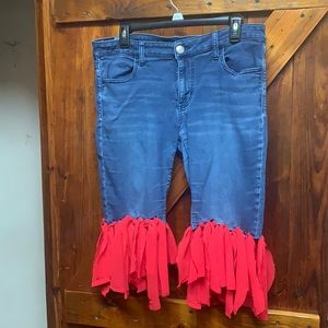 Repurposed woman’s American Eagle jeans - size 14